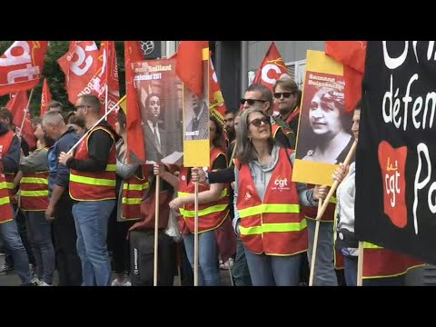 Macron à Lyon: 3.000 manifestants anti-réforme des retraites | AFP