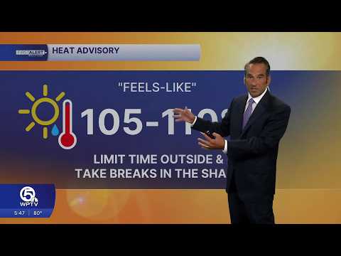 WPTV First Alert Weather Forecast for morning of Thursday, July 16, 2026