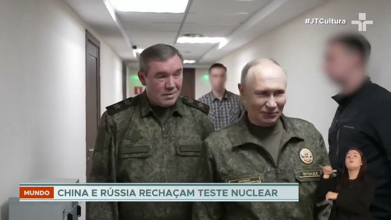 Estados Unidos preparam testes nucleares reações de China e Rússia aumentam tensão  TV Online Estados Unidos preparam testes nucleares reações de China e Rússia aumentam tensão