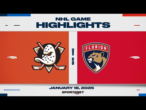 NHL Highlights | Ducks vs. Panthers - January 18, 2025