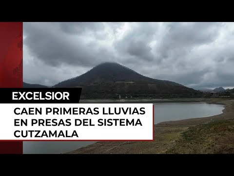 Gracias a ‘Alberto’ caen primeras lluvias en presas del Sistema Cutzamala