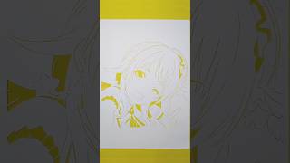 【切り絵】八宮めぐる #シャニマス #シャニアニ #アイドルマスターシャイニーカラーズ #papercraft #切り絵