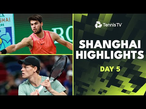 Alcaraz, Sinner & Medvedev All Play; Paul vs Tabilo EPIC | Shanghai 2024 Highlights Day 5