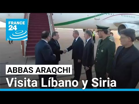 La diplomacia iraní de gira por Líbano y Siria en medio de tensiones con Israel • FRANCE 24 Español