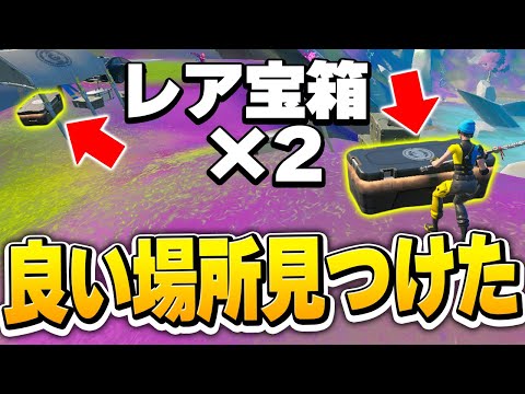 アリーナで勝ちたいなら絶対ここ!! 誰とも被らずに新レア宝箱をゲットできます！【フォートナイト/Fortnite】