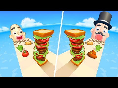 Best Mobile Games - Smash to Draw, Hide Ball, Shape Shifting, Sandwich Runner, Ice Cream Rush