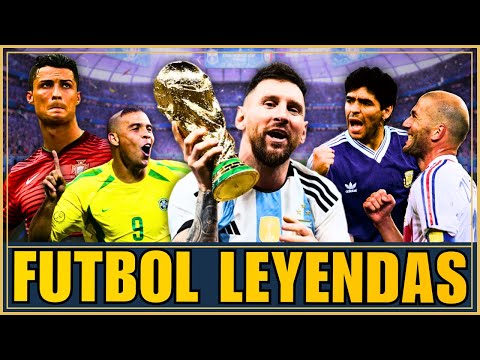 La historia de los Mundiales en Futbol Leyendas | Maradona Messi Cristiano Ronaldo Neymar Ronaldinho