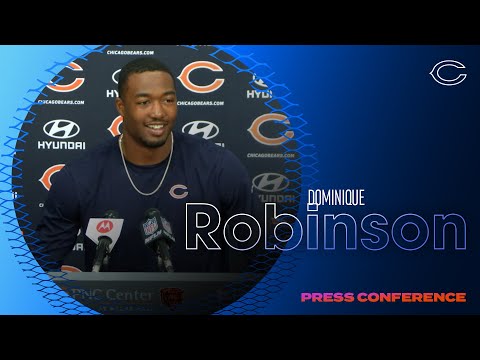 Dominique Robinson on rookie class: 'Every guy is a great person' | Chicago Bears video clip