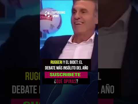 ⚽Ruggeri y el bidet: el debate más insólito del año.