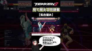 【鉄拳8】見て覚える用語集【気合溜め】