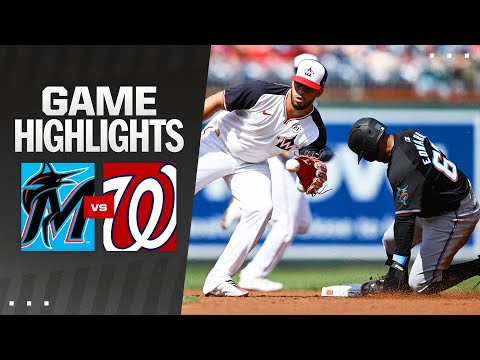 Marlins vs. Nationals Game Highlights (9/15/24) | MLB Highlights