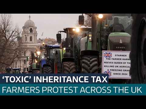 Farmers stage another tractor protest as Government says its support is ‘steadfast’ | ITV News