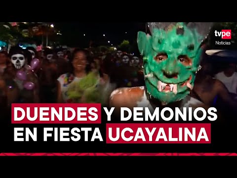 Duendes y demonios bailan en Ucayali