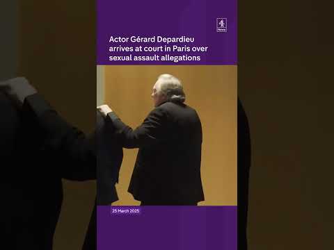 Actor Gérard Depardieu arrives at court in Paris over sexual assault allegations