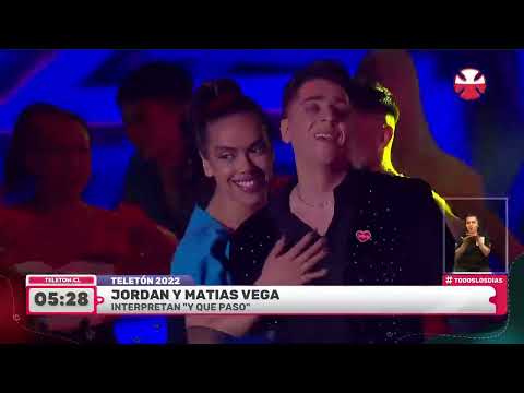 Jordan versus Matías Vega. Teletón 2022, Canal 13.