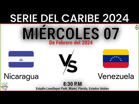 Nicaragua Vs Venezuela en la Serie del Caribe 2024 - Miami