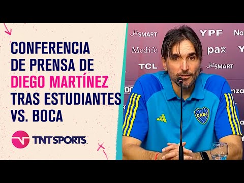 EN VIVO: Diego Martínez habla en conferencia de prensa tras Estudiantes vs. Boca
