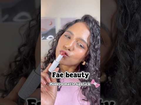 Fae modern matte lipstick is my new fav ✨❤️#shorts #youtubeshorts #ytshorts #viral