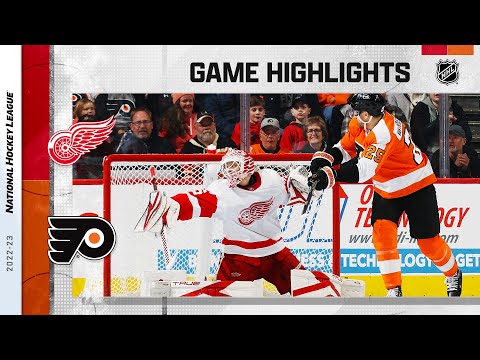 Red Wings @ Flyers 3/5 | NHL Highlights 2023