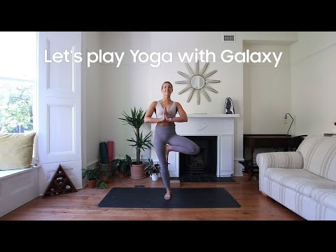 Galaxy Watch: Let's play Yoga with Cat Meffan | Samsung