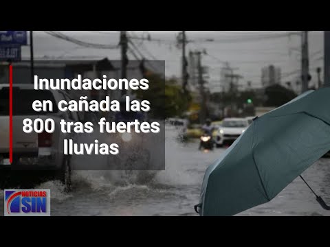 Inundaciones en cañada las 800 tras fuertes lluvias