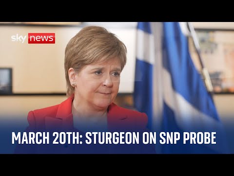March 20th: Sturgeon says SNP finance probe played no part in resignation