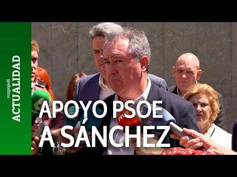 Espadas (PSOE-A) apoya a Sánchez y le pide que continúe “adelante por el país”