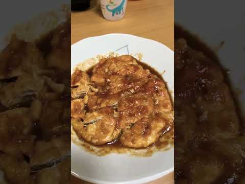 #味噌汁 #サラダ #こふきいも #鶏胸肉の胡麻味噌だれ焼き #残り物