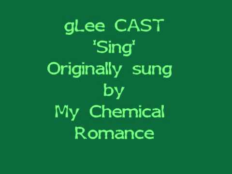 GLEE CAST - Sing HQ (LYRICS)