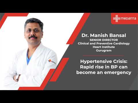 Hypertensive Crisis: Rapid rise in BP can become an emergency
