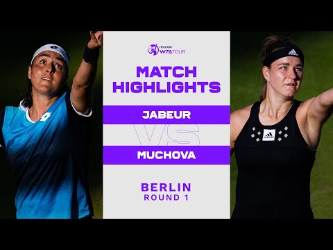 Ons Jabeur vs. Karolina Muchova | 2022 Berlin Round 1 | WTA Match Highlights