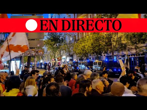 DIRECTO | Manifestación de Hazte Oír frente a la sede del PSOE en Ferraz
