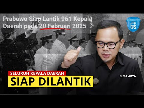 Wamendagri Pastikan Kepala Daerah Siap Dilantik, Tidak Ada Catatan Selama Pemeriksaan Kesehatan