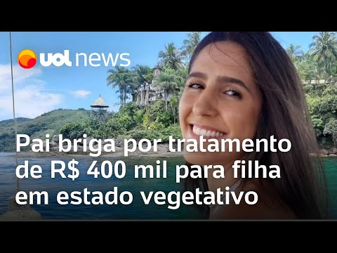 Pai briga por tratamento de R$ 400 mil negado à filha em estado vegetativo após cirurgia ortognática