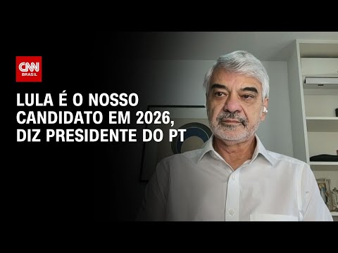 ​Lula é o nosso candidato em 2026, diz presidente do PT | LIVE CNN