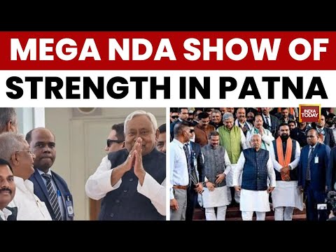 Nitish Kumar Takes Oath as Bihar CM for 10th Time, Joined by PM Modi and NDA Leaders | India Today