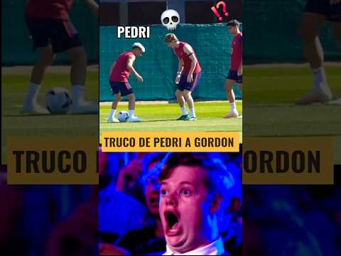 GORDON NO ESTABA PREPARADO PARA ENTRENAR CON PEDRI 💀 #fcbarcelona #skills