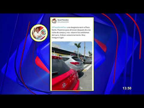 Susel Paredes denuncia el robo de los emblemas de su vehículo en conocido centro comercial