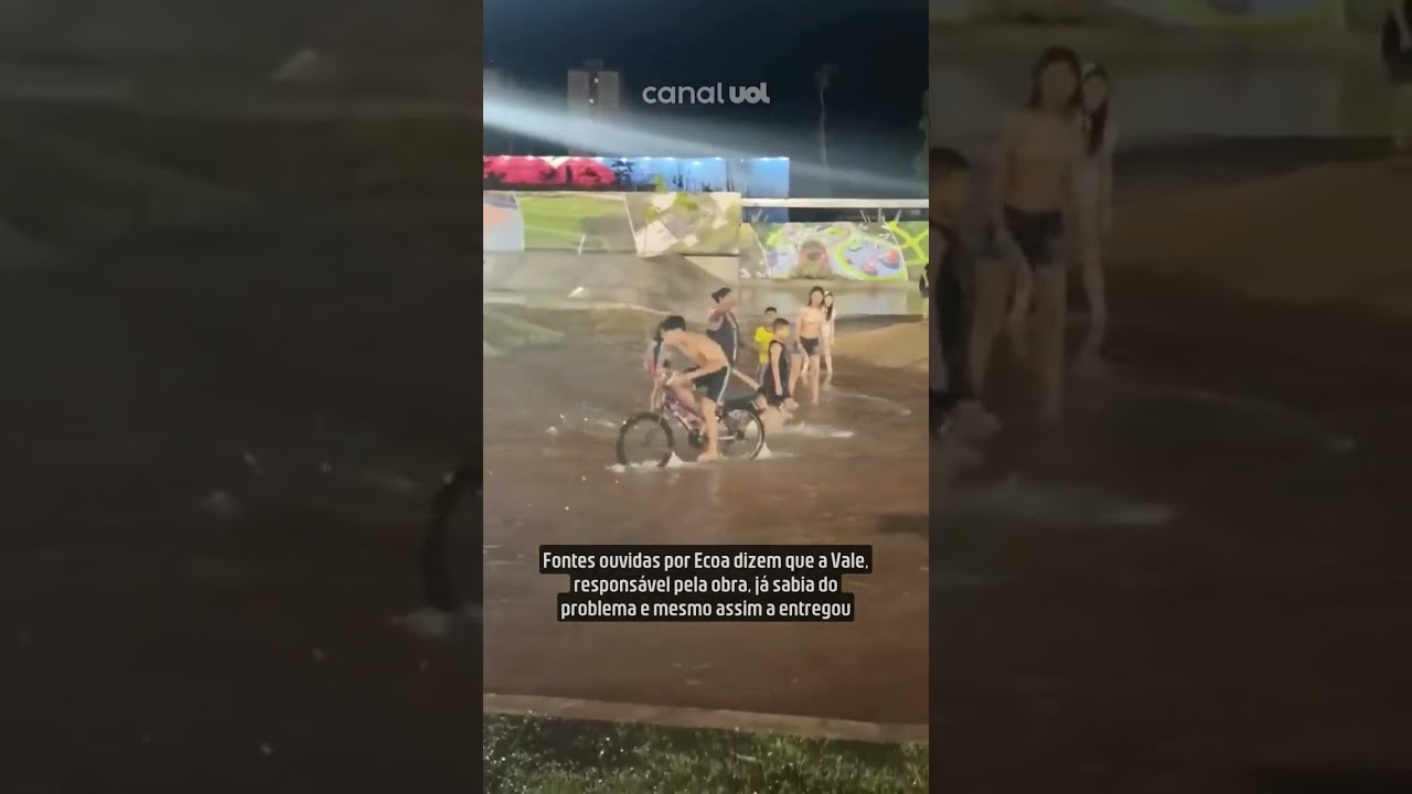 Parque em Belém sede da COP3O tem pista de skate alagada após fortes chuvas