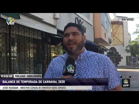 Nueva Esparta - Comerciantes califican de regular ventas durante asueto de Carnaval - VPItv