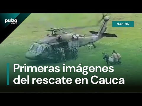 Rescate de cuerpos de soldados muertos en combates con disidencias de las Farc en Argelia, Cauca