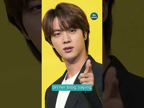 South Korean police want to speak to a woman who allegedly kissed Jin without his consent #itvnews