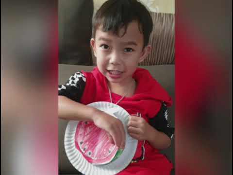 การบ้านระบายสีแตงโม การบ้านระบายสีแตงโม