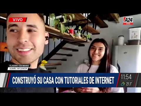 CONSTRUYÓ SU CASA CON TUTORIALES DE INTERNET