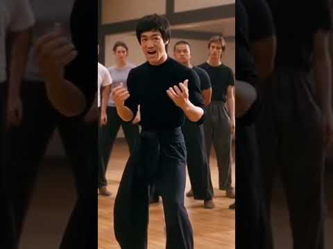 Bruce Lee Demonstrates Kung Fu to His Students | Sora AI