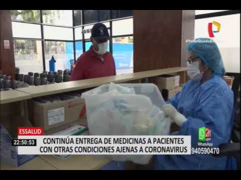 EsSalud continúa entregando medicinas a pacientes con condiciones ajenas al COVID-19