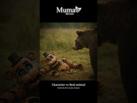 Character vs Real animal | FAN ANIMATION