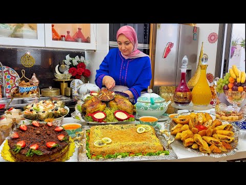 بلا تعب فطور 12 رمضان ! مملحات بدون عجين مسمنة بسطيلة مورقة مقرمشة كيك بارد شكولا بدون فرن مطبخ تيما