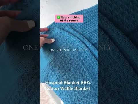 Hospital Blanket 100% cotton Selimut Hospital 60x80 inches Grey, White,