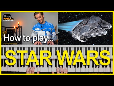 How to play STAR WARS on Piano - Very Easy for Beginners